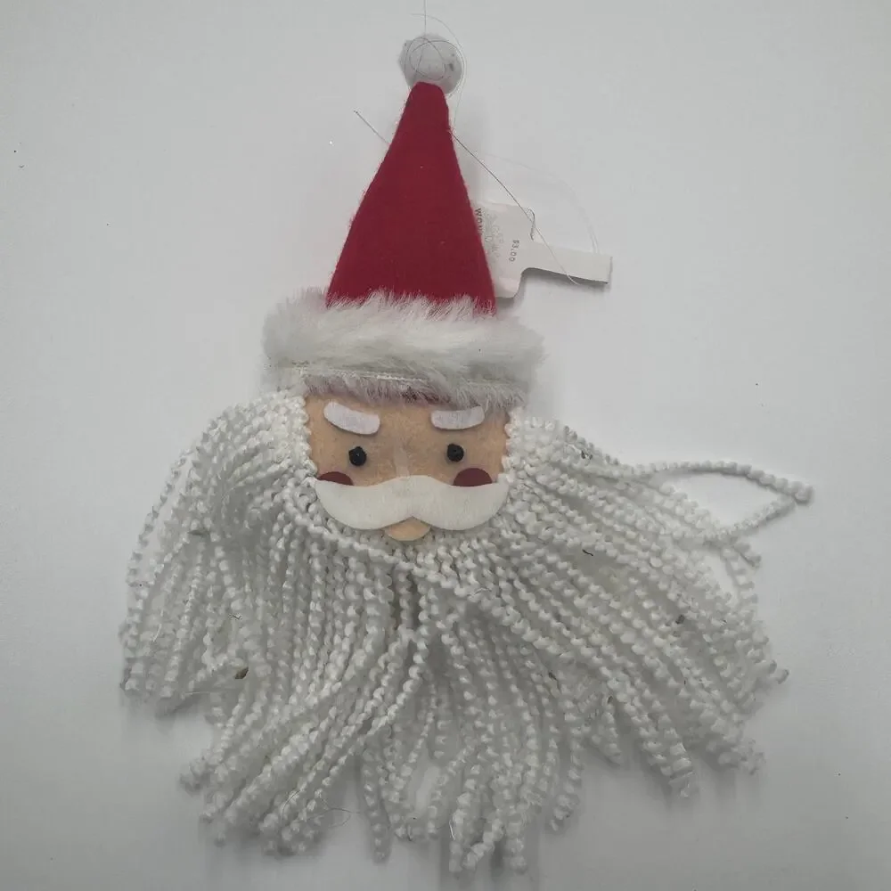 Assorted Christmas Ornament Lot Flocked‎ Santa Snowman Stocking Bells Decor NEW